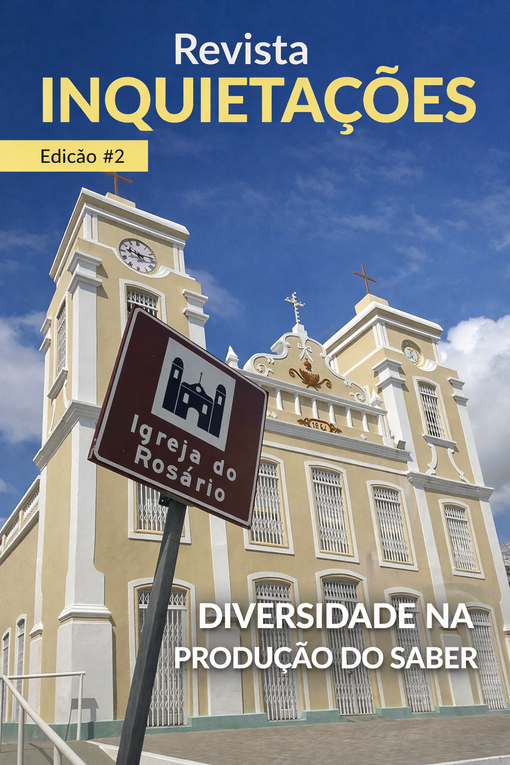 Capa da edição v. 1, n. 1 (2026) da Revista Inquietações