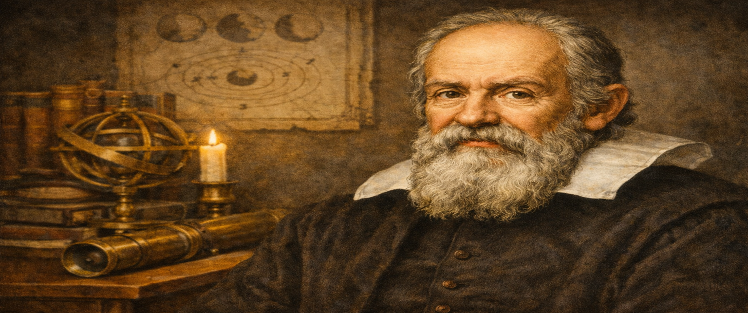 Imagem de referência de Galileu Galilei