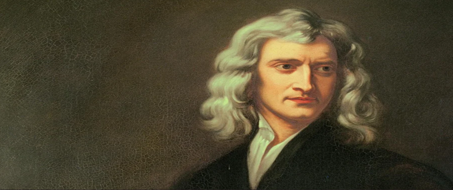 Imagem de referência de Isaac Newton