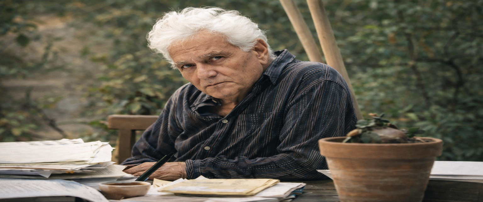 Imagem de referência de Jacques Derrida