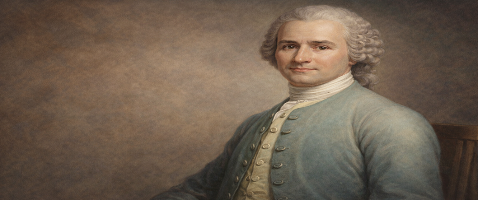 Imagem de referência de Jean-Jacques Rousseau