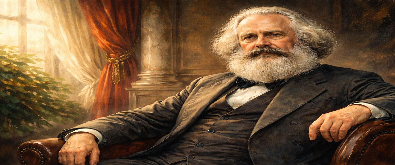 Imagem de referência de Karl Marx