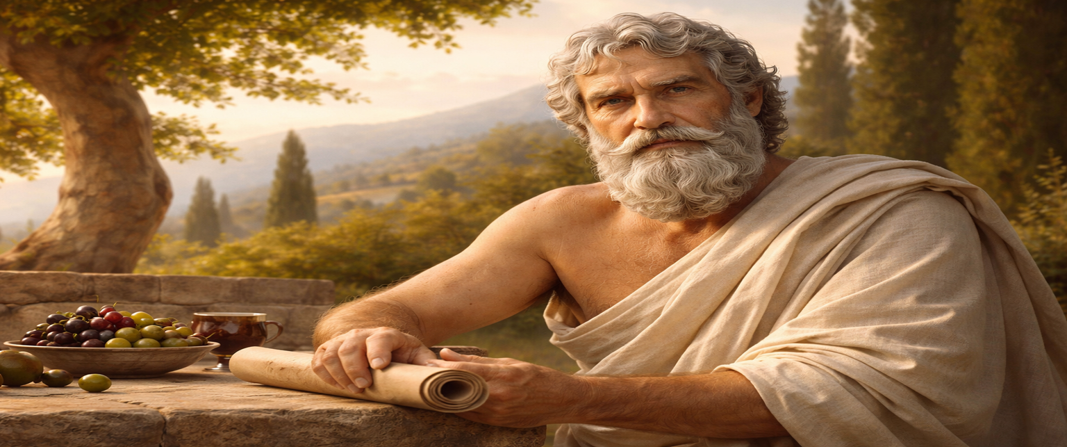 Imagem de referência de Epicuro de Samos